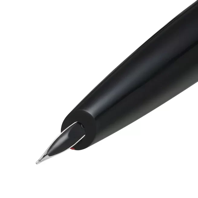 Sheaffer 9111 Icon Fountain Pen (Medium) - Metallic Red with Glossy Black PVD Trim