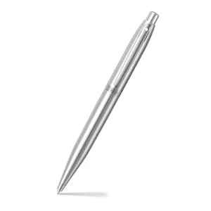 SheafferĀ® VFM 9426 Brushed Chrome Ballpoint Pen With Chrome Trim