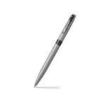 Sheaffer® REMINDER 9019 Matte Gray Lacquer Ballpoint Pen With Black PVD trim.