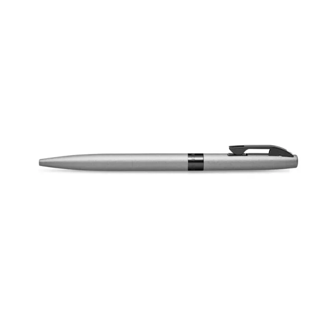 Sheaffer® REMINDER 9019 Matte Gray Lacquer Ballpoint Pen With Black PVD trim.