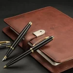 Sheaffer Gift 100 9322 Ballpoint Pen Black with Gold Tone Trim