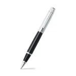 Sheaffer Gift 300 9314 Rollerball Pen Glossy Black and Chrome with Chrome-Plated Trim