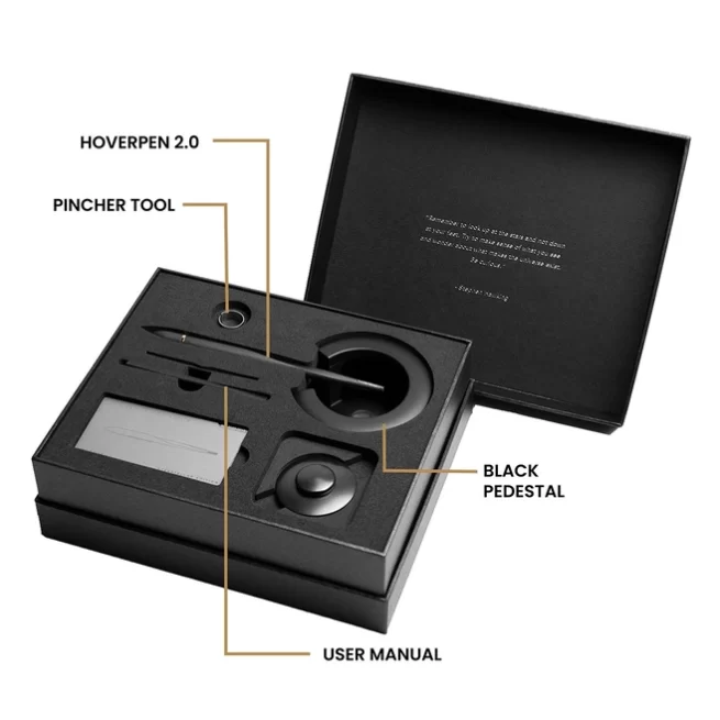 Hoverpen 2.0 Space Black Rollerball Pen