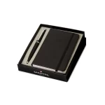 Sheaffer 9405 Gift Set VFM Ballpoint Pen with A6 Notebook Matte Black with Chrome Trims