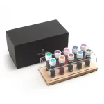 Lapis Bard Ink Vial Kit set of 10colors in 5ML Vial Each with Acrylic Stand