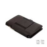 Pennline Superbook-Mini Organiser with Wireless Charging and 4000mAh Powerbank - Coffee Brown