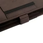 Pennline Superbook-Mini Organiser with Wireless Charging and 4000mAh Powerbank - Coffee Brown