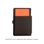 Pennline Superbook-Mini Organiser with Wireless Charging and 4000mAh Powerbank - Coffee Brown