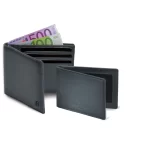 Lapis Bard Gift Set Torque Ballpoint Pen with Ducorium Graphite Wallet Black with Black Trims