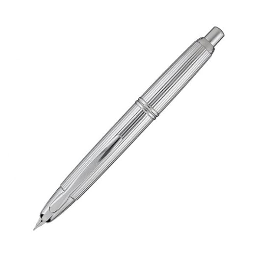 Pilot Capless Silver Accent Fountain Pen FC-1500RRR