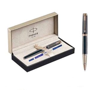 Parker Ambient Ambient Matte Black Gun Metal Trim Rollerball Pen