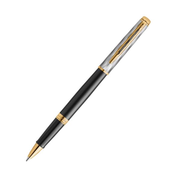Waterman Hémisphère Reflections of Paris Gold Trim Rollerball Pen 8901198913580