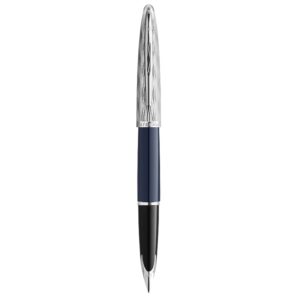 Waterman  Car&egrave;ne L&rsquo;Essence Du Bleu Chrome Trim Fountain Pen &lrm;9000034662