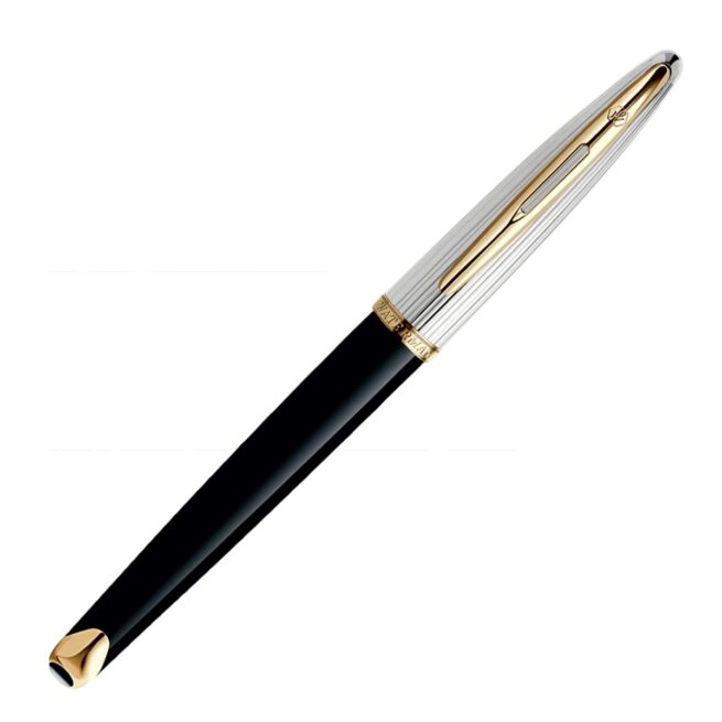 Waterman Carène Deluxe Black Gold Trim Fountain Pen ‎9000013883