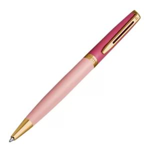 Waterman H&eacute;misph&egrave;re Colour Blocking Pink Gold Trim Ballpoint Pen