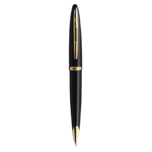 Waterman Car&egrave;ne Black Sea Chrome Trim Ballpoint Pen &lrm;S0700380