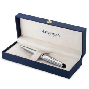 Waterman Expert STAINLESS STEEL CHROME TRIM Ballpoint Pen &lrm;3501170952108