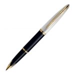 Waterman Carène Deluxe Black Gold Trim Fountain Pen ‎9000013883