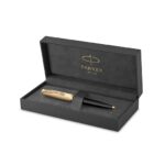 Parker 51 Deluxe Black Gold Trim Ballpoint Pen ‎8901198700159