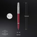 Parker 51 Burgundy Chrome Trim Ballpoint Pen 2123496
