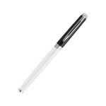 Waterman Hémisphère Colour Blocking Black & White Chrome Trim Fountain Pen 8901198913726