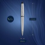 Waterman Expert STAINLESS STEEL CHROME TRIM Ballpoint Pen ‎3501170952108