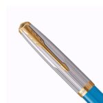 Parker 51 Turquoise Gold Trim Fountain Pen 8901198710097