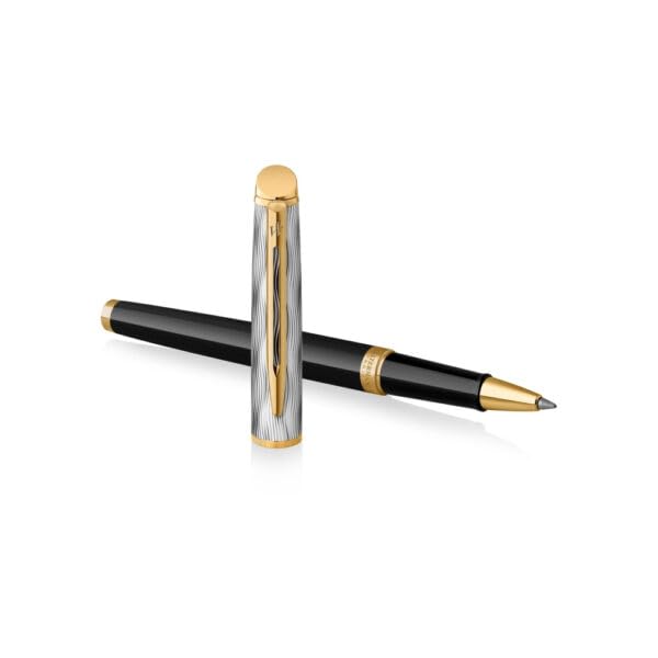 Waterman Hémisphère Reflections of Paris Gold Trim Rollerball Pen 8901198913580