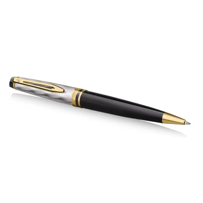 Waterman  Expert Reflections of Paris Gold Trim Ballpoint Pen