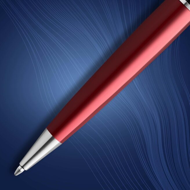 Waterman Expert DARK RED CHROME TRIM Ballpoint Pen 2093653