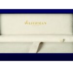 Waterman Hémisphère Colour Blocking Black & Blue Chrome Trim Rollerball Pen 1904600