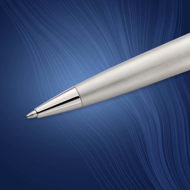 Waterman Expert STAINLESS STEEL CHROME TRIM Ballpoint Pen ‎3501170952108