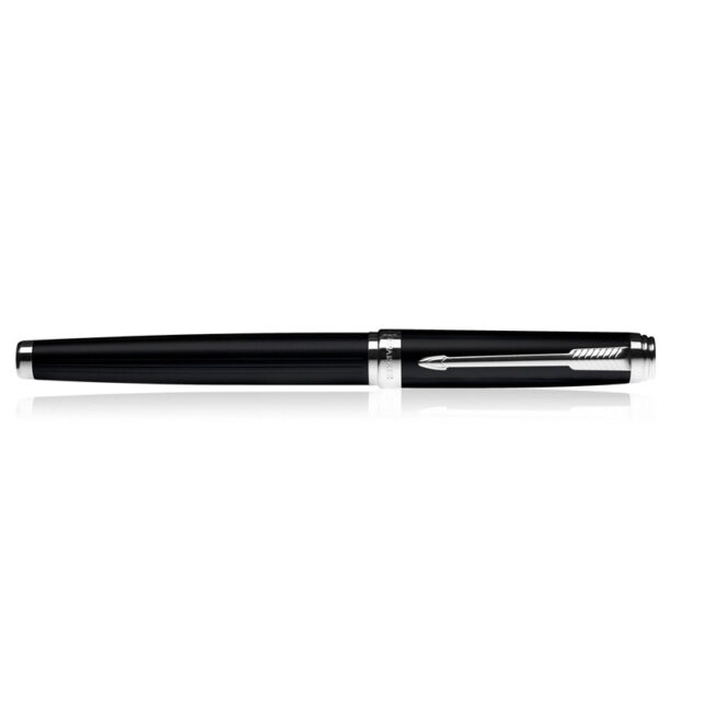 Parker Ambient Lacque Black Chrome Trim Fountain Pen ‎9000014120